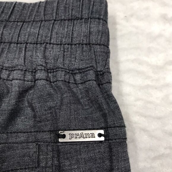 PRANA Mantra Hemp Jogger Women XS (30x26) Charcoal Gray Drawstring Elastic Cuff - Picture 7 of 16